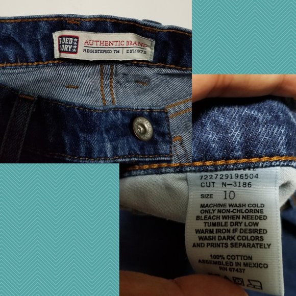 Faded Glory Dark Wash High Rise Bootcut Jeans - Picture 5 of 8